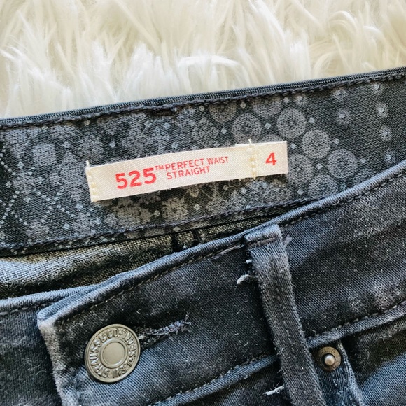 Levi’s 525 The Perfect Waist Straight Y2K Jeans - Picture 2 of 6